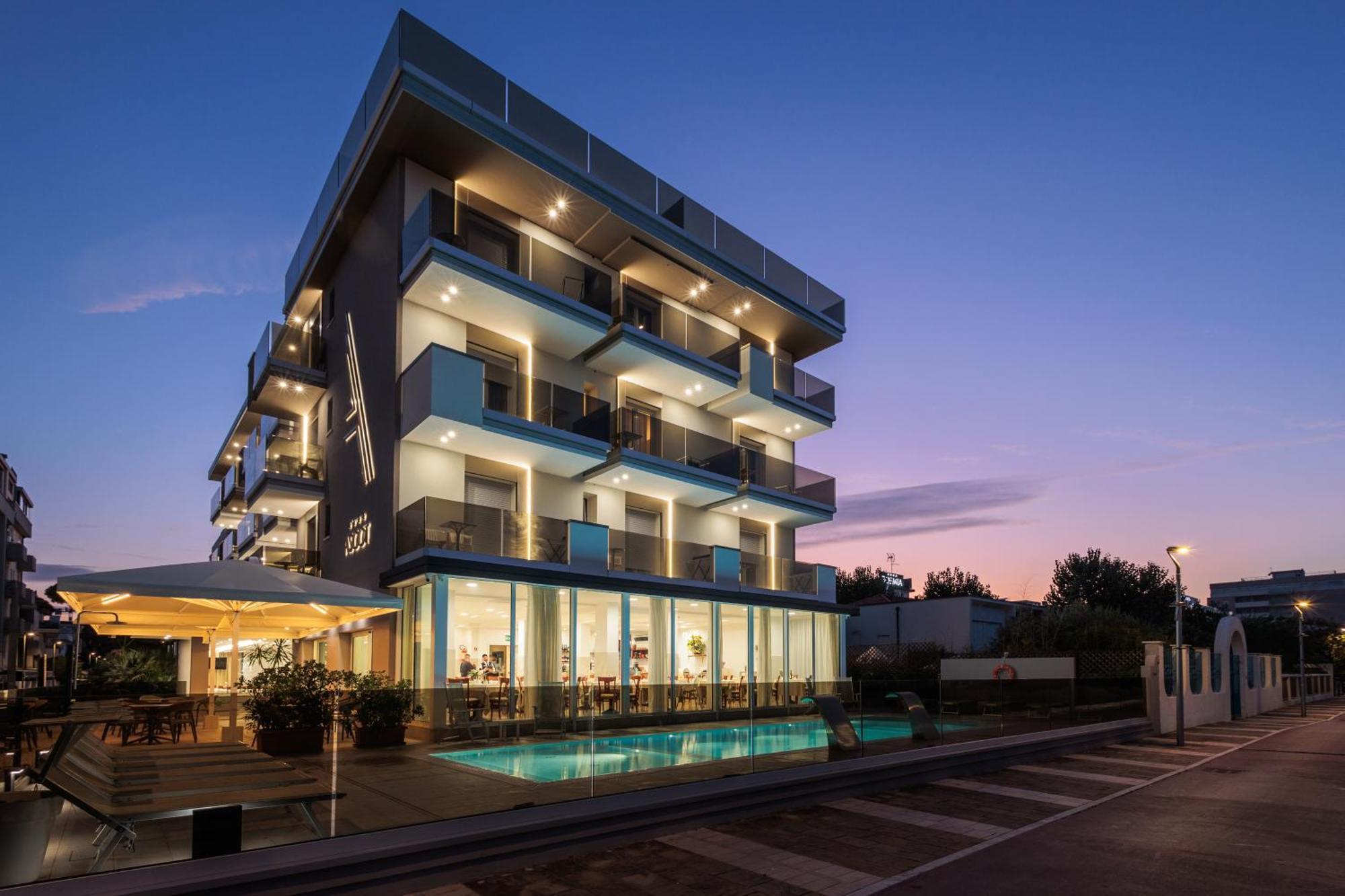 Hotel Ascot Riccione Esterno foto